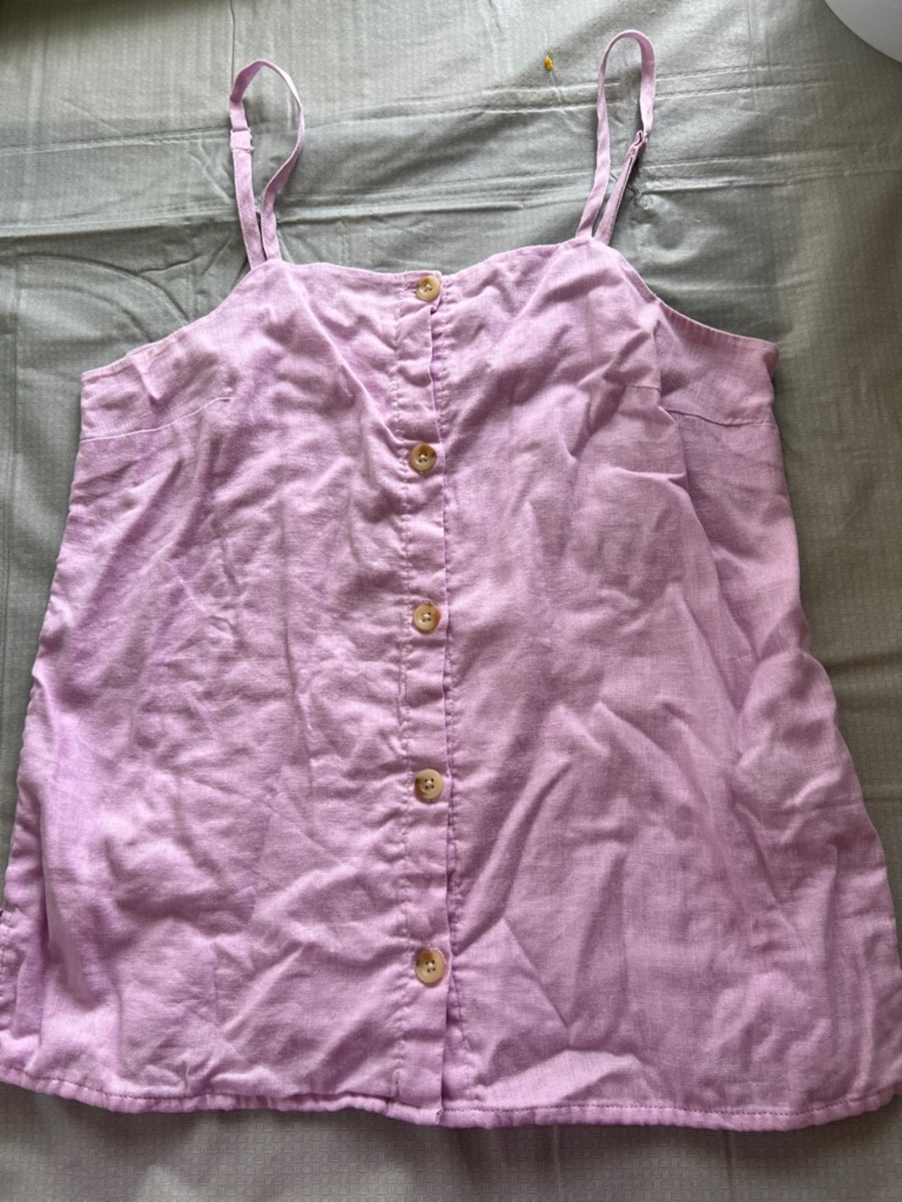 Old Navy Lavender Button-Front Tank Top